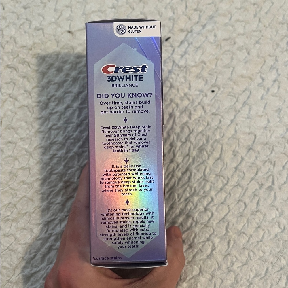 NWT Crest Deep Stain Remover Toothpaste - Picture 4 of 6